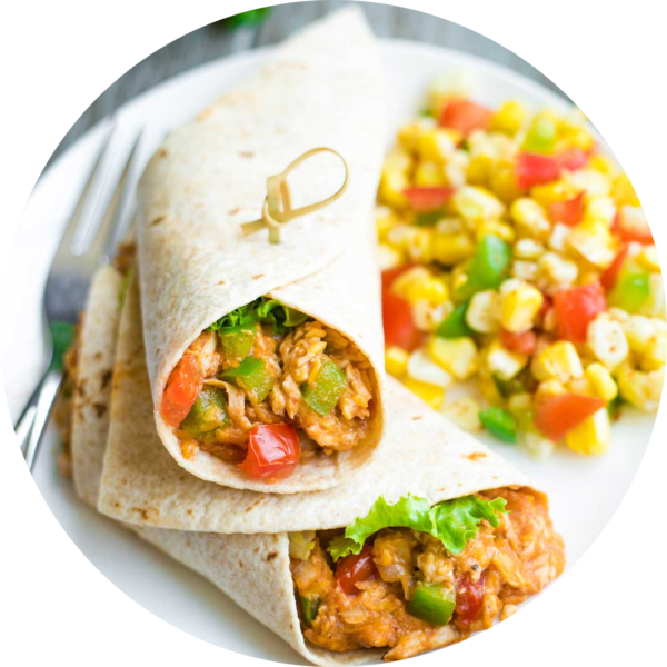 Cheesy Chicken Wrap