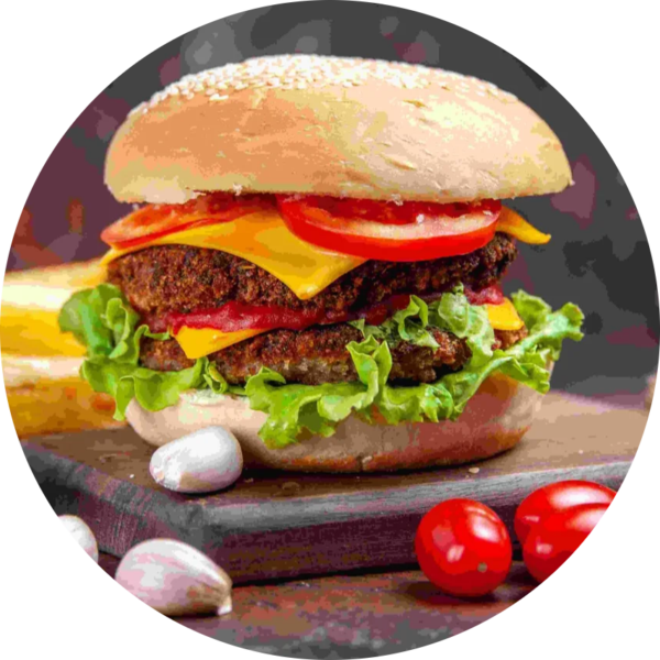 Schezwan Cottage Cheese Burger