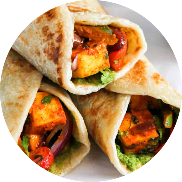 Spice Paneer wrap