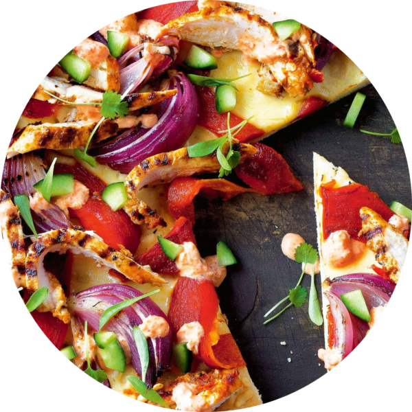 Peri Peri Chicken Pizza