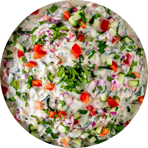 Vegetable Raita